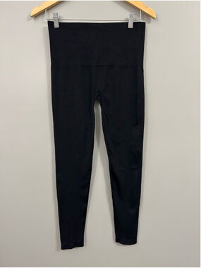 SPANX Assets Black High-Waist Sculpting Leggings Large